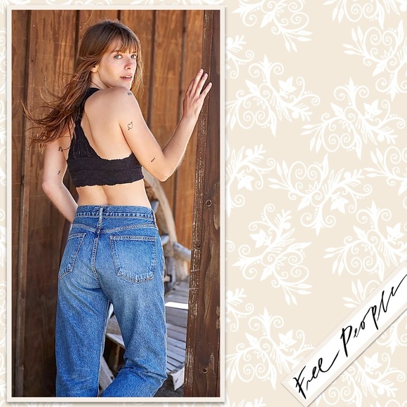 Free People Galloon Lace Raceback Bralette in Black - Picture 13 of 13